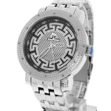 Techno Master Stainless Steel Men's 0.12ct Diamond Watch TM-2132-1