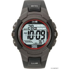 Timex 1440 Sports Watch: Full-sized; Gray/Red