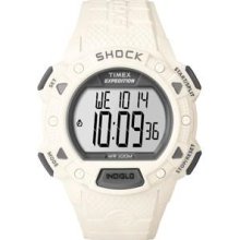 Timex Expedition Shock Chrono Alarm Timer White