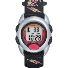 Timex Kidz Silvertone Flame Digital Watch ...