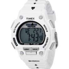 Timex Men's Ironman T5K429 White Resin Quartz Watch with Grey Dial