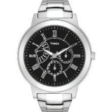 Timex Men's Retrograde 2M424 Retail $99.95 - Stainless Steel - 4 - Black