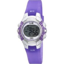 Timex Womens T5K459 1440 Sports Digital Silver-Tone Case Translucent