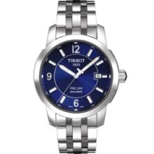 Tissot Silver Men's Blue Quartz Sport Watch