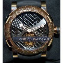 Titanic-DNA - rusted steel T-OXY IV Tourbillon Rodriguez Trauma/Pink Gold