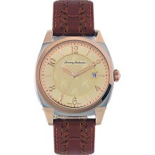 Tommy Bahama Leather Champagne Dial Men's Watch #TB1187