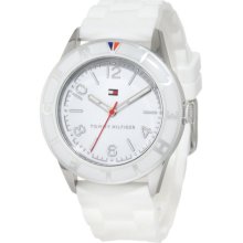 Tommy Hilfiger 1781184 White Silicon Strap Women's Watch