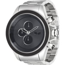 Vestal ZR-3 Minimalist Watch - Brushed Silver/Silver/Black ZR3024