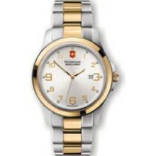 Victorinox Garrison Elegance Collection Watch - Large /Two Tone Bracelet