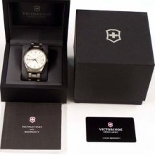 Victorinox Swiss Army Watch Alliance Date Silver Stainless Steel 241476