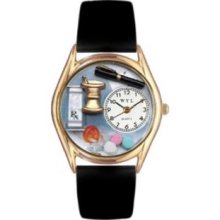 Whimsical Watches Women's C0610005 Classic Gold Pharmacist Black