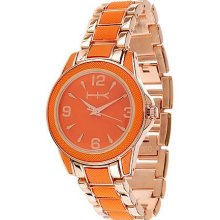 Wildlife by Heidi Klum Silicone Bracelet Watch - Orange - One Size