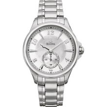 Women Bulova 96P116 Adventurer Stainless Steel Adventurer Mother Of