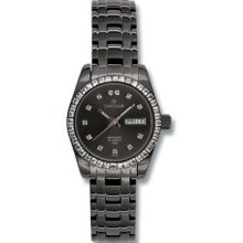 Women Sartego SBGU53 Black Stainless Steel Automatic Charcoal