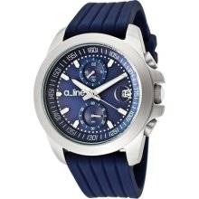 Women's Aroha Chronograph Blue Dial Blue Silicone ...