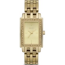 Women's Gold DKNY Essential And Glitz Steel Watch NY8624