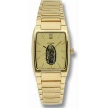 Women's Gold Tone Guadalupe Stainless Steel Champagne Dial