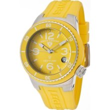 Women's Neptune (40 mm) Yellow Dial Yellow Silicone ...