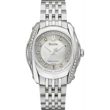 Women's Stainless Steel Precisionist Tanglewood Quartz Mother Of Pearl Dial Diam