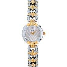 Women's Wrist Watch Bulova 98P15 - Round Steel Case 1 Diamond