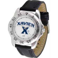 Xavier Musketeers XU Mens Leather Sports Watch