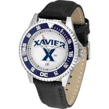 Xavier Musketeers XU NCAA Mens Leather Wrist Watch ...