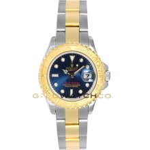 Yachtmaster Steel & 18K Gold Model 169623 Blue Face