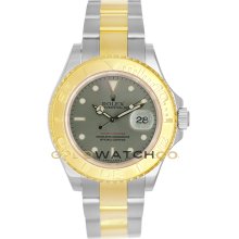 Yachtmaster Steel & Gold Model 16623 Slate Face