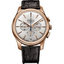 Zenith Captain El Primero Rose Gold Auto Chrono Watch 18.2110.400/01.c498