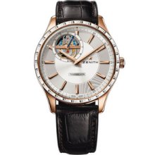 Zenith Captain Tourbillon Rose Gold Diamond Watch 22.2190.4041/01.C498