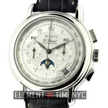 Zenith Chronomaster El Primero Chronograph Moonphase Platinum 40mm 39.0240.410