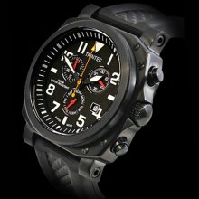 Zulu 05 Chr Watch Ss/blk Pvd