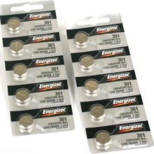 10 386 / 301 Energizer Watch Batteries SR43SW SR43W ...