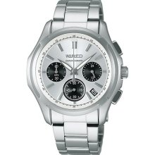 (10 Atm) Agaw409 Men's [wired] Wired Watch Chronograph For Everyday Life