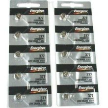 10 Energizer 377 376 Watch Battery Sr626sw Sr626w