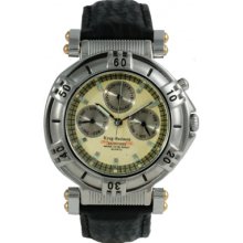 1921KM Krug Baumen Adventurer Gents Yellow Dial