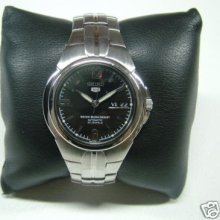 2000's Seiko 5 Black Dial Daydate Automatic Man's