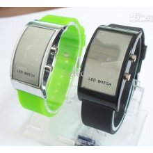 2011 Fashion Digital Unisex Men And Ladies Silicone Silicon Led Watc