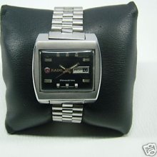 70's Rado Manhattan Black Dial Daydate Man's Watch