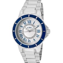 a_line Watches Women's Marina Light Silver Dial Stainless Steel Stainl