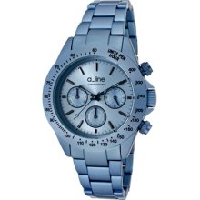 a_line Watches Women's Amore Chronograph Light Blue Dial Light Blue Al