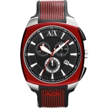 A|X Armani Exchange Men's Red Square Chronograph Watch - A|X Armani Exchange AX1172