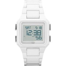 Adidas Peachtree White Square Chronograph Lcd Sports Watch â€“ Adh4500