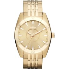 Adidas Unisex Classics Sport Gold Tone Stainless Steel Bracelet Watch Adh2725