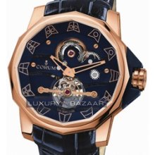 Admirals Cup Tourbillon 48 (RG / Blue / Leather)