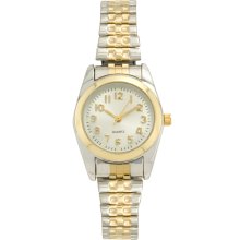 ADVANCE WATCH COMPANY LTD. Ladies Watch with Round Two tone Case,