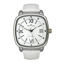AK Anne Klein Embossed Leather White Dial Women's watch #10/9625WTWT