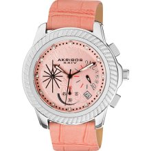 Akribos XXIV Mykonos Women's Chronograph Quartz Strap Watch