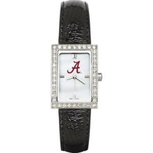 Alabama Crimson Tide UA Allure Ladies Watch With Black Leader Strap