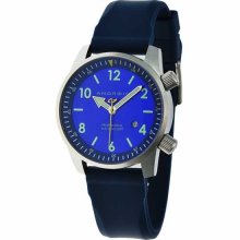 Android Men's Octopuz AD527BBUL Blue Rubber Quartz Watch with Blue Dial